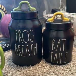 Rae Dunn Halloween canisters